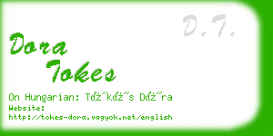 dora tokes business card